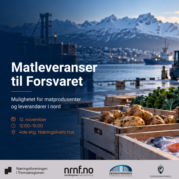 Matleveranser til Forsvaret – muligheter for matprodusenter og leverandører i nord